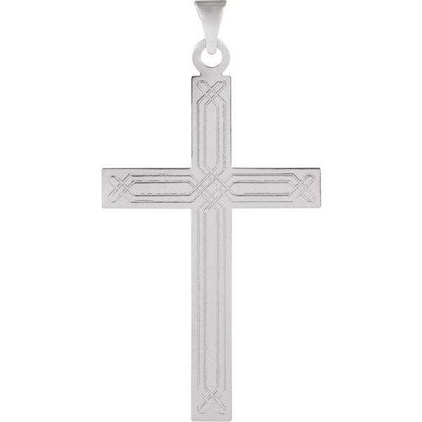 Geometric Cross Pendant