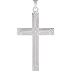 Geometric Cross Pendant