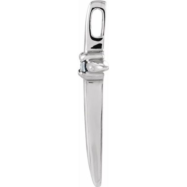Solitaire Cross Pendant - Image 2