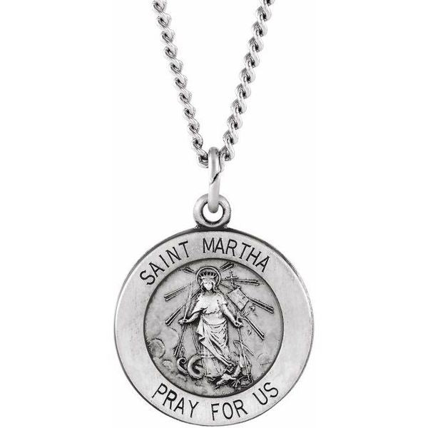 St. Martha Medal Necklace