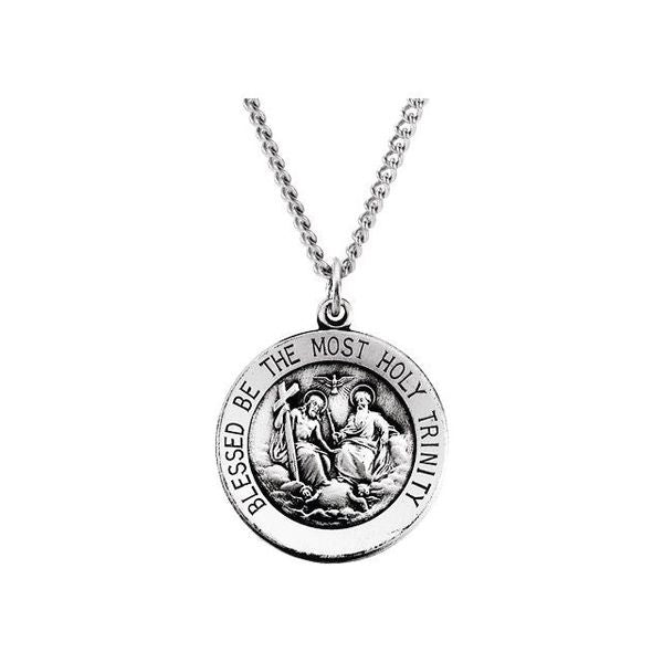 Holy Trinity Medal Necklace