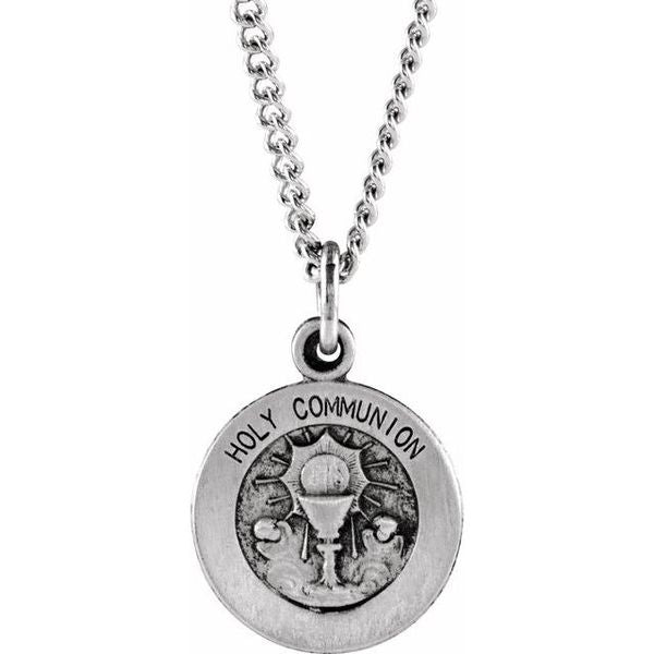 Holy Communion Medal Necklace