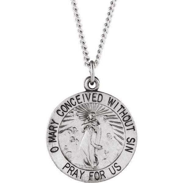 Immaculate Conception Medal Necklace