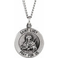 St. Lucy Medal Necklace