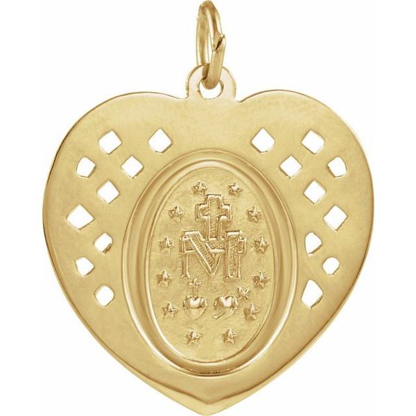 Heart Miraculous Medal - Image 3