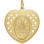 Heart Miraculous Medal - Image 3