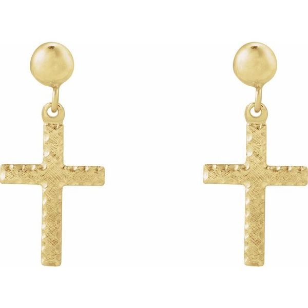 Cross Earrings - Image 2