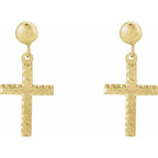 Cross Earrings - Image 2