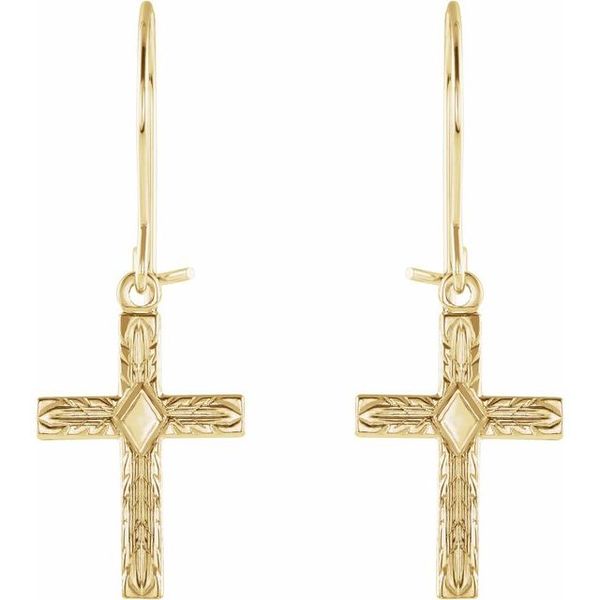 Cross Earrings - Image 2