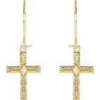 Cross Earrings - Image 2