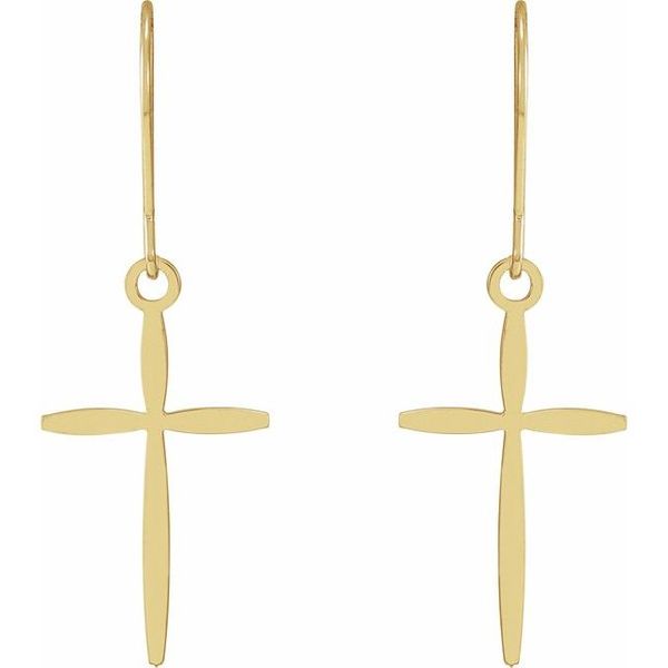 Cross Earrings - Image 2