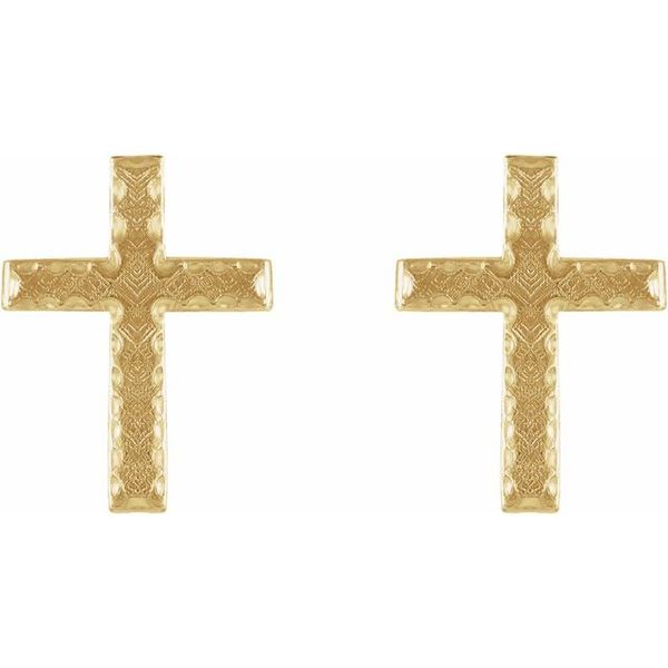 Cross Earrings - Image 2