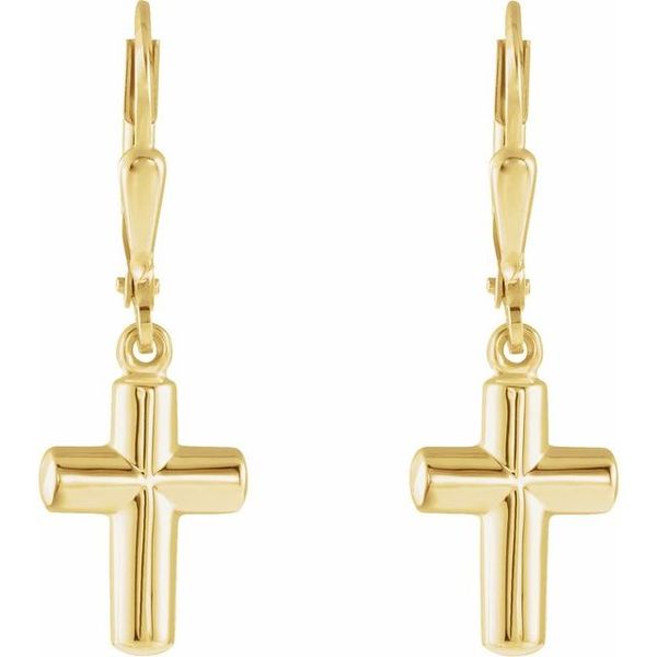 Cross Earrings - Image 2