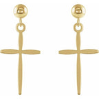 Cross Earrings - Image 2