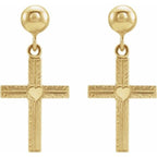 Cross Earrings - Image 2
