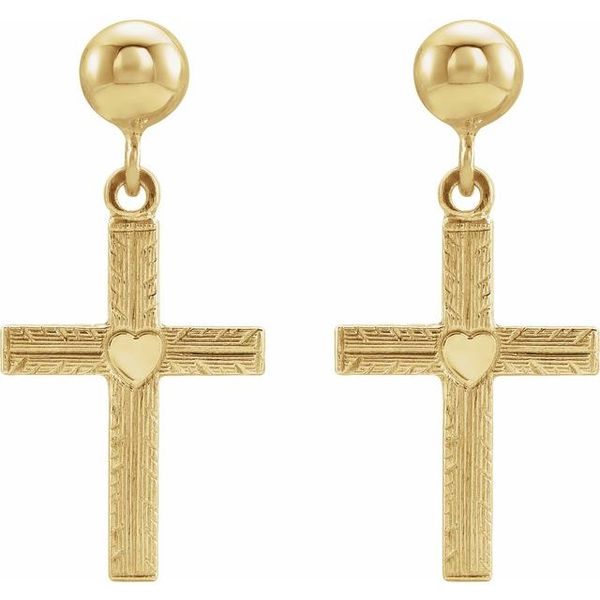 Cross Earrings - Image 2
