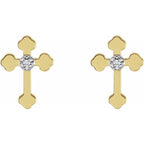 Cross Earrings - Image 2