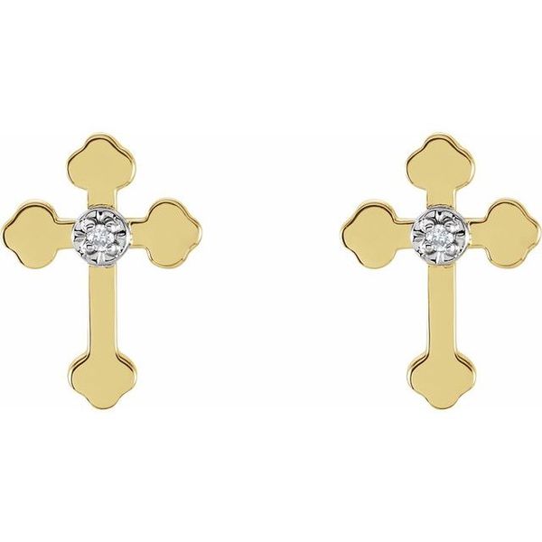 Cross Earrings - Image 2