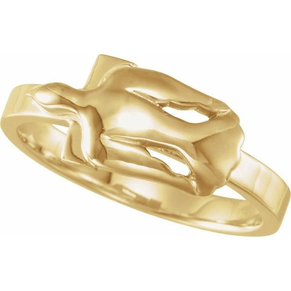 Dove & Cross Ring - Image 2