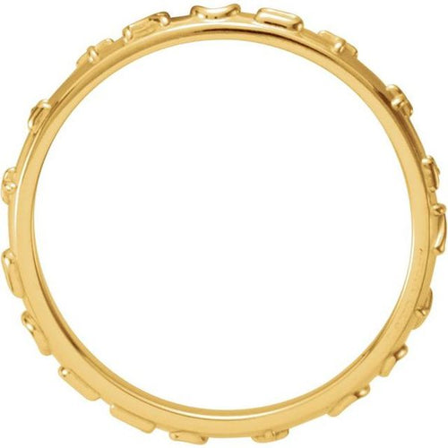 "Jesus I Trust in You" Prayer Ring - Image 2