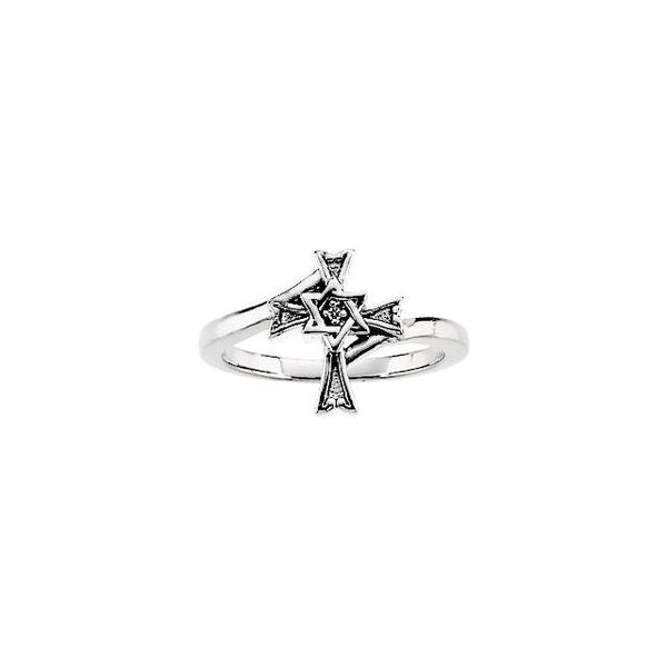 Judeo Christian Cross Ring