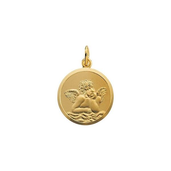 Cherub Medal Pendant