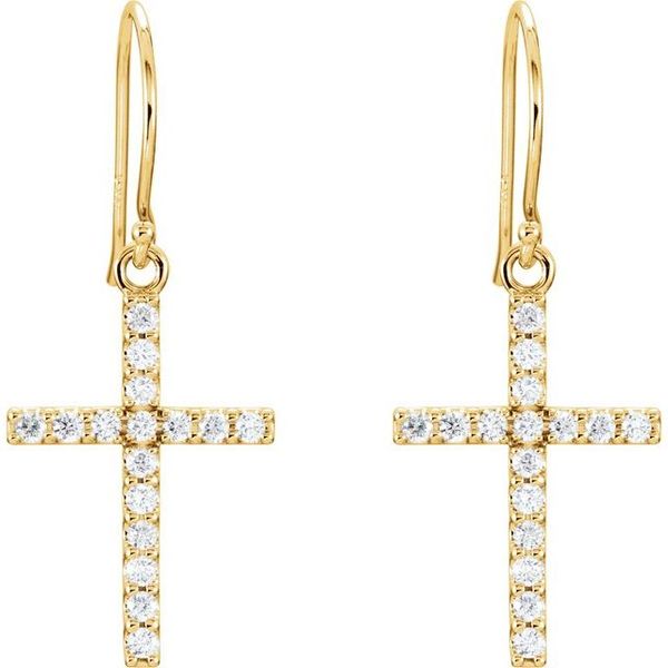 Cross Earrings - Image 2
