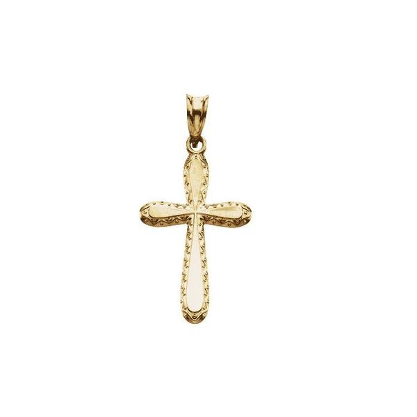Sculptural Cross Pendant