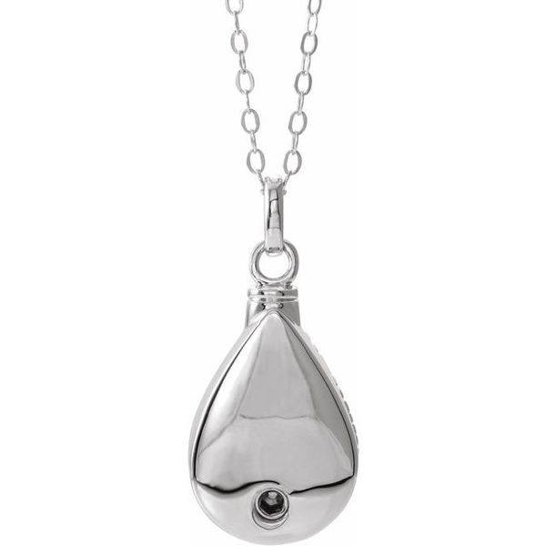 Tear Ash Holder Birthstone Necklace - Image 3