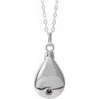 Tear Ash Holder Birthstone Necklace - Image 3
