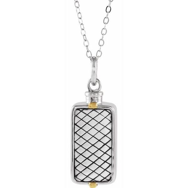 Rectangle Ash Holder Necklace
