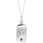 Rectangle Ash Holder Necklace - Image 3