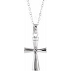 Cross Ash Holder Necklace