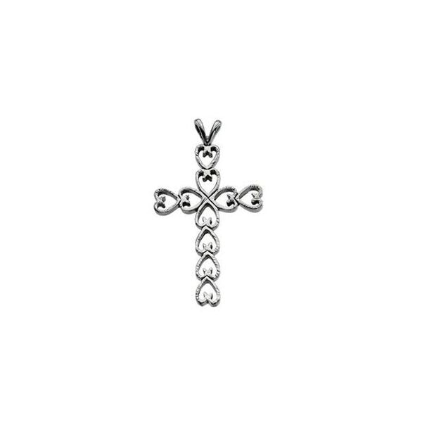 Heart Cross Pendant