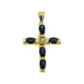 Accented Cross Pendant