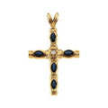 Accented Cross Pendant