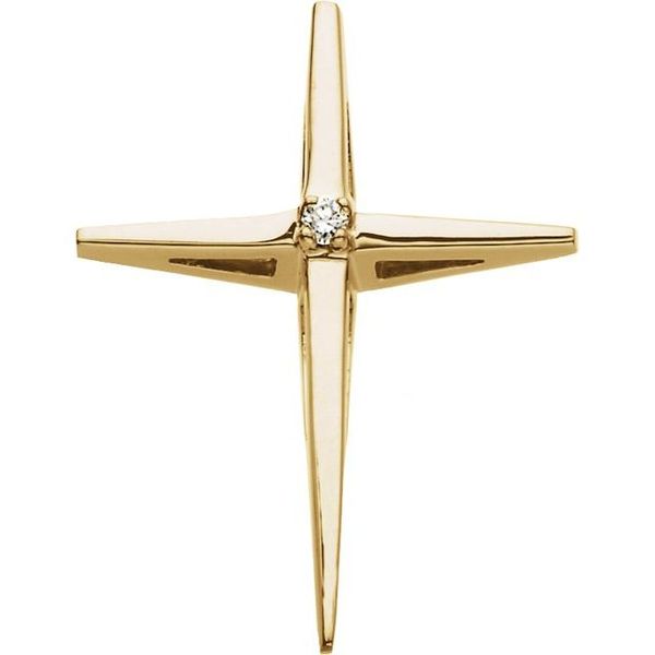 Accented Cross Pendant
