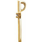 Solitaire Cross Pendant - Image 2