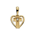 Heart & Cross Pendant
