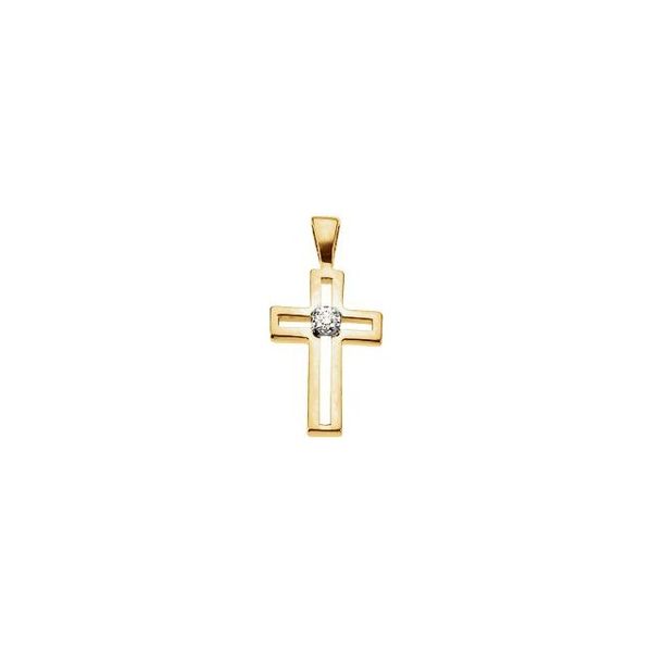 Accented Cross Pendant