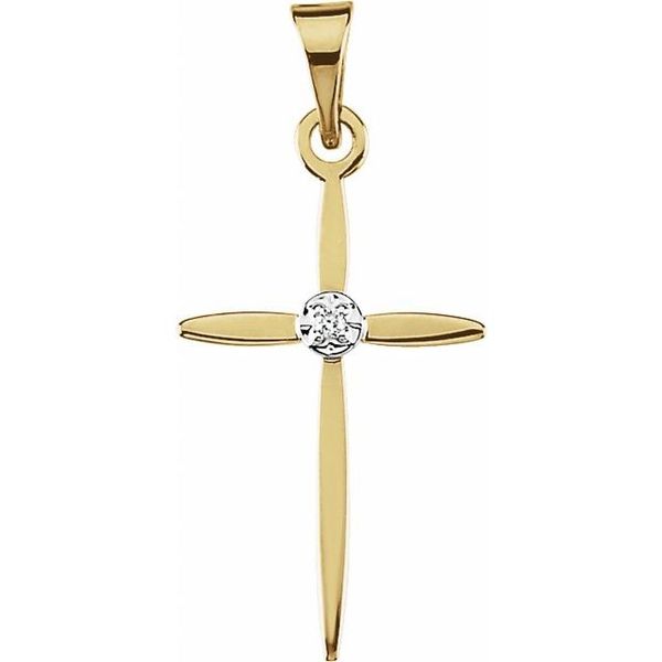 Accented Cross Pendant
