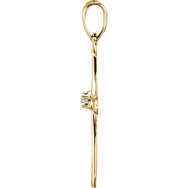 Accented Cross Pendant - Image 2