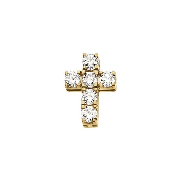 Accented Cross Pendant