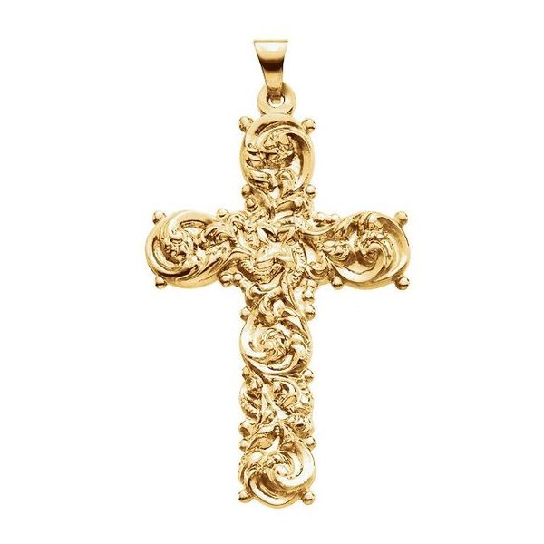 Sculptural Cross Pendant