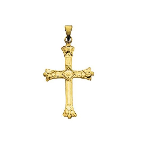 Sculptural Cross Pendant