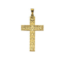 Floral-Inspired Cross Pendant