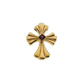 Solitaire Cross Pendant