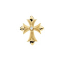 Solitaire Cross Pendant