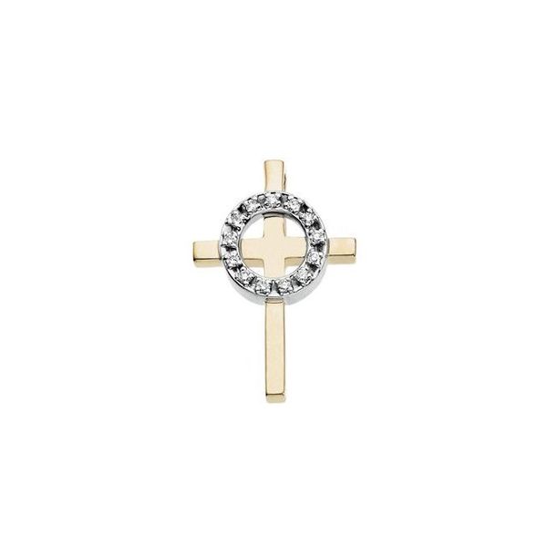 Accented Cross Pendant