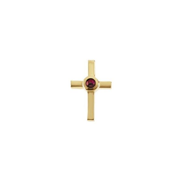 Cabochon Cross Pendant